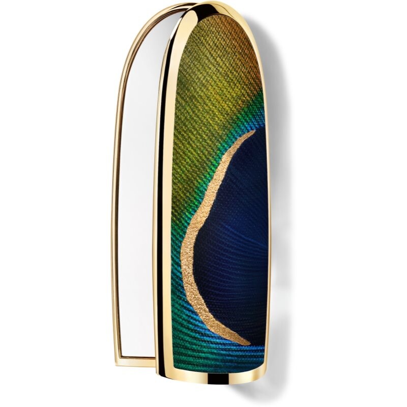 GUERLAIN Majestic Feathers Double Mirror Jewel Case puzdro na rúž so zrkadielkom limitovaná edícia Peacock 1 ks