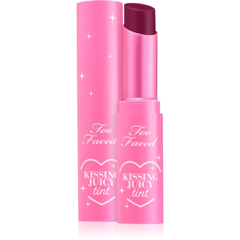 Too Faced Kissing Juicy Lip Tint tónovací balzam na pery s hydratačným účinkom odtieň Grape Soda 3 g