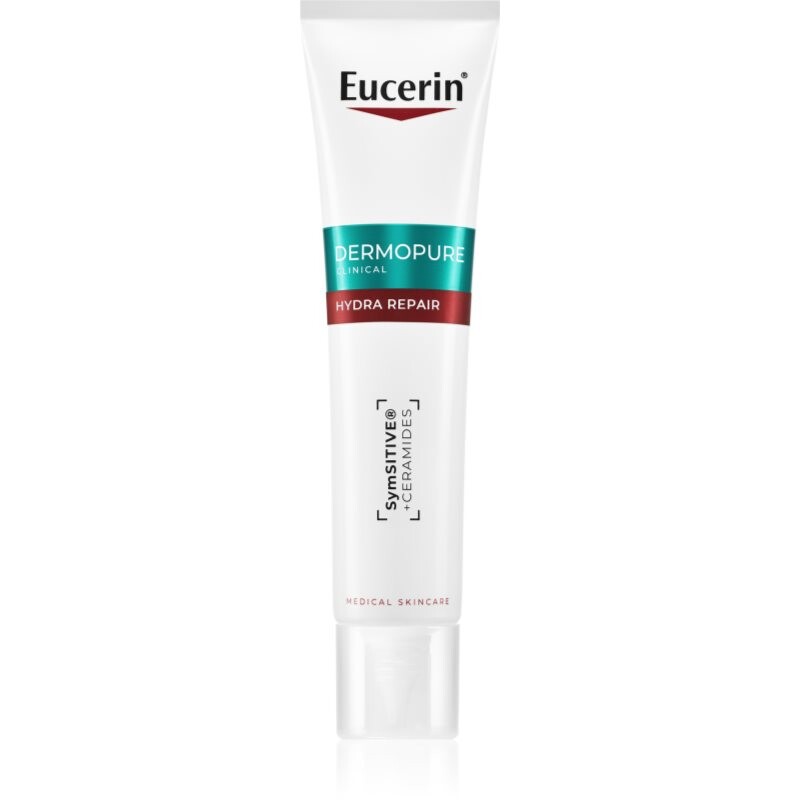 Eucerin DermoPure Clinical Hydra Repair obnovujúci krém pre mastnú pleť so sklonom k akné 40 ml