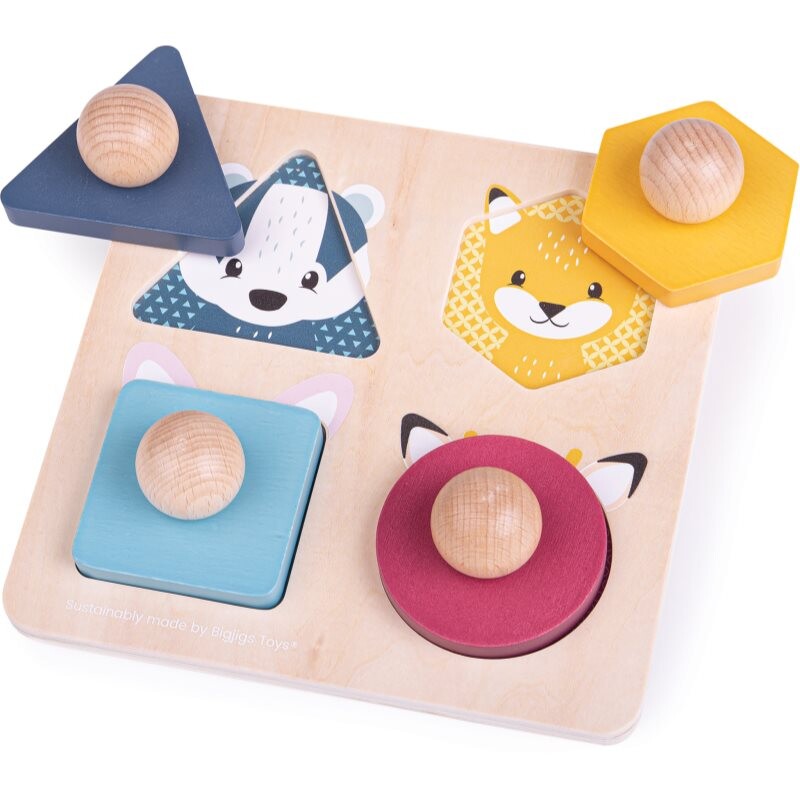 Bigjigs Toys Puzzle Animals puzzle 12m+ 24 ks