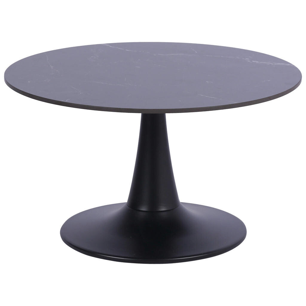 Stylife KONFERENČNÝ STOLÍK, čierna, kov, keramika, 70/70/40 cm