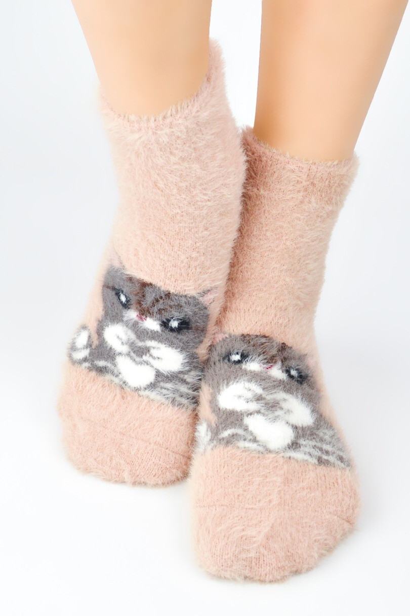 NADÝCHANÉ PONOŽKY SP010 Růžová 36-41