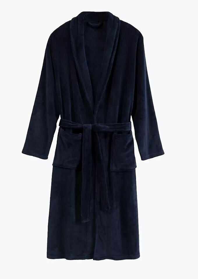 Atlantický župan SZM-002 M-2XL tmavě modrá XL/XXL