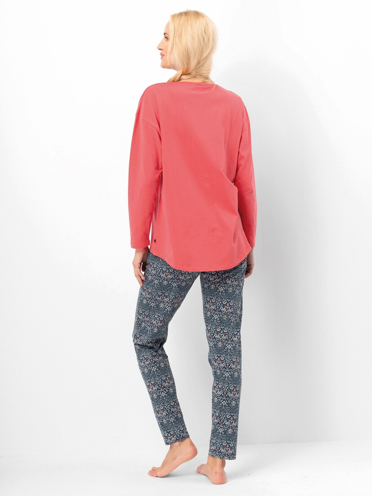 Kľúč LNS 703 B25 long/r S-XL dámske pyžamo korálově zelená L