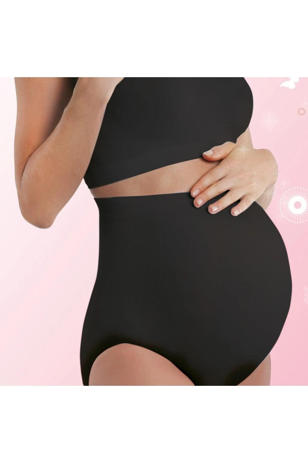 Dámske tehotenské nohavičky Premaman Black - Intimidea M/L černá