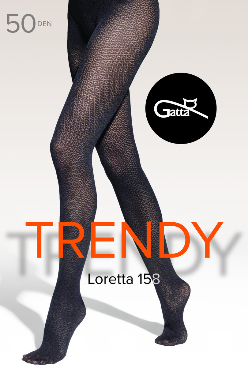 LORETTA - 158 mikrovlákno 50 DEN nero 4-L