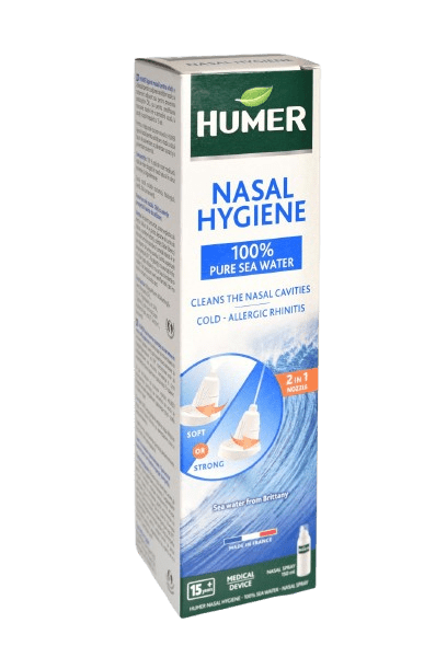 HUMER Hygiena nosa 100% morská voda pre dospelých 150 ml
