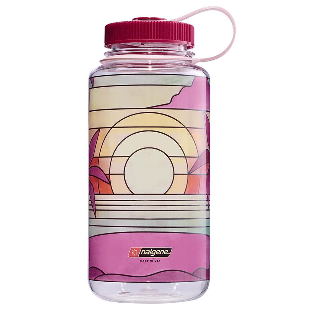 Nalgene Wide Mouth Sustain 1000 ml Stained Glass Sunset 661195005777