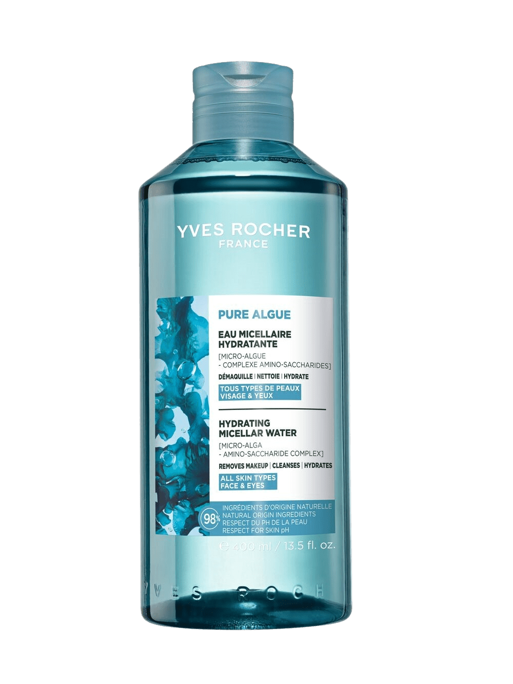 YVES ROCHER Pure Algue, Hydratačná micelárna voda 400 ml