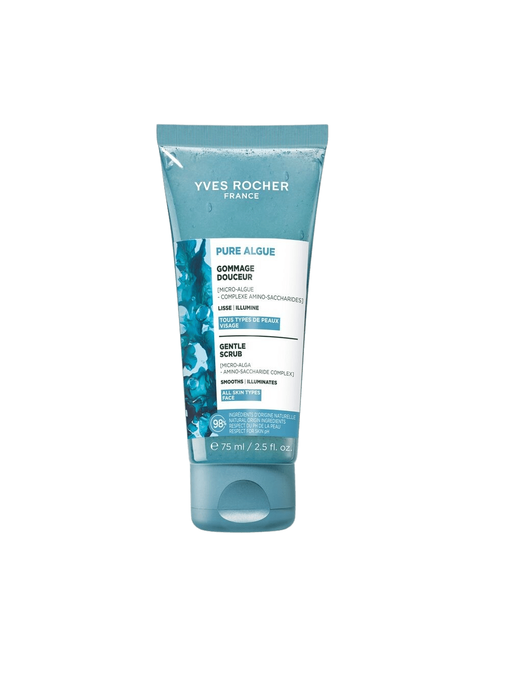 YVES ROCHER Pure Algue, Jemný peeling 75 ml