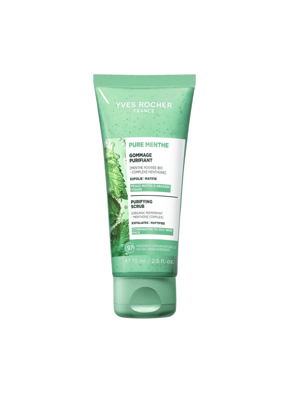 YVES ROCHER Pure Menthe, Čistiaci peeling 75 ml