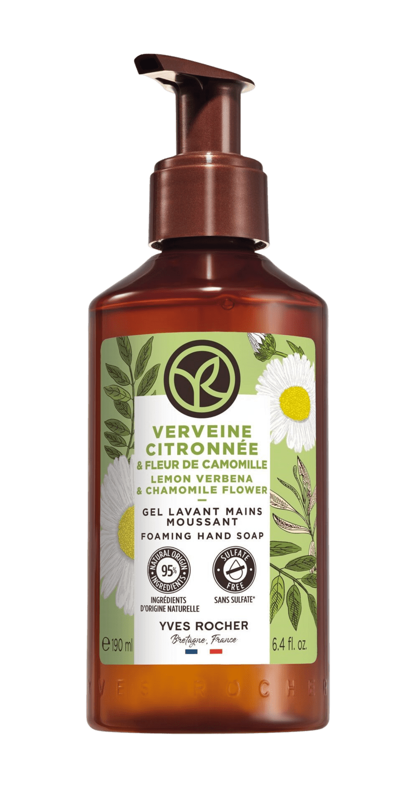 YVES ROCHER Verveine Citronnée, Tekuté mydlo na ruky Verbena & harmanček 190 ml