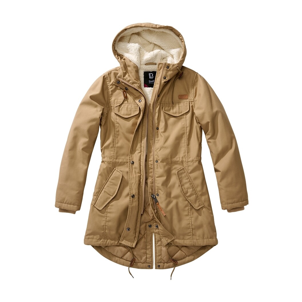 Kabát Brandit Ladies Marsh Lake Parka - béžový, 4XL