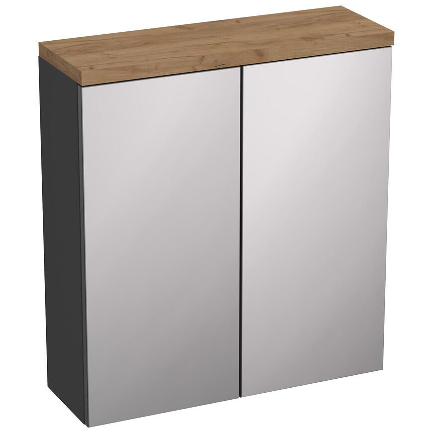 KÚPEĽŇOVÁ ZRKADLOVÁ SKRINKA 60 OVO LAVA MAT