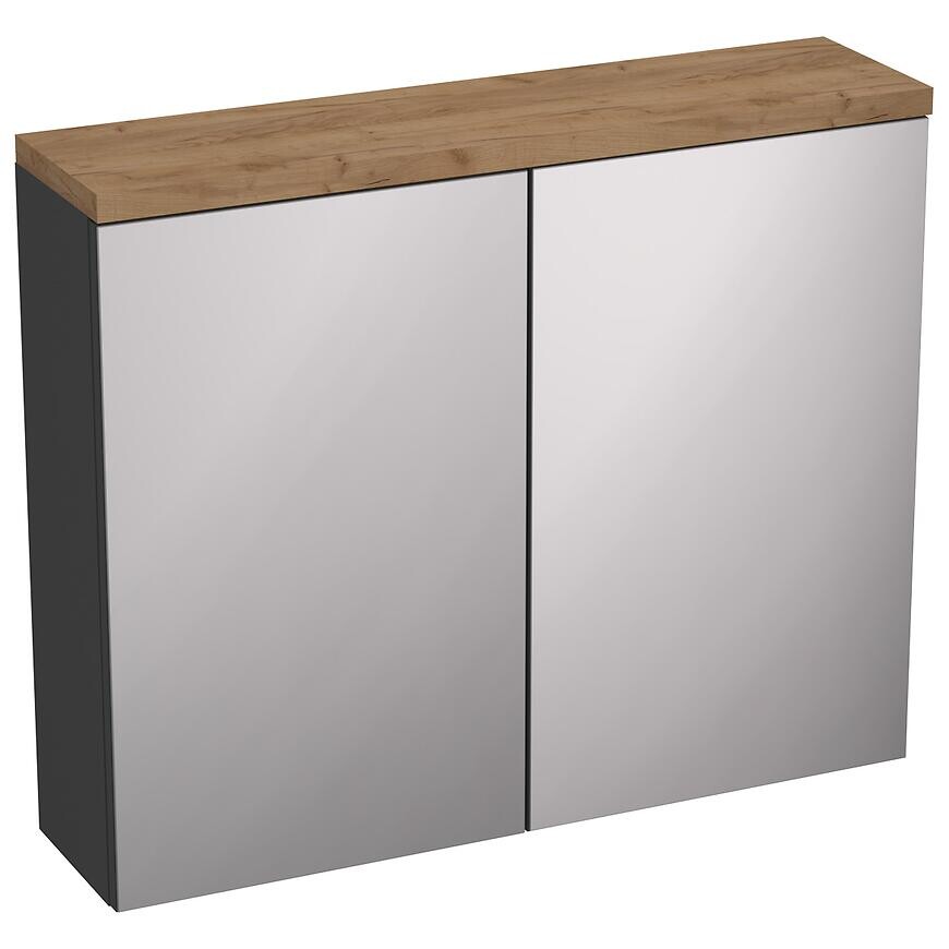 KÚPEĽŇOVÁ ZRKADLOVÁ SKRINKA 80 OVO LAVA MAT