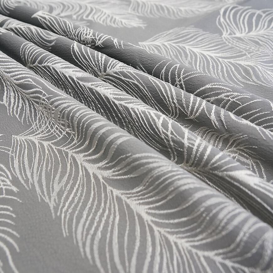 Záves na páske HM/FEATHER/135x180/sivý