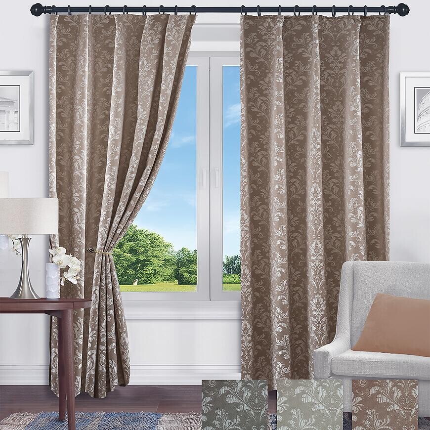 Záves na páske GOMERA HM24370/135x250/béžový