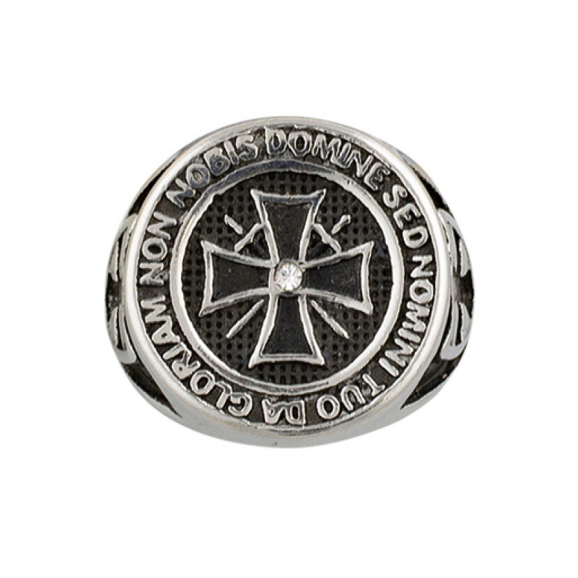 Templársky prsteň Cross Tole 10 - strieborný, 19