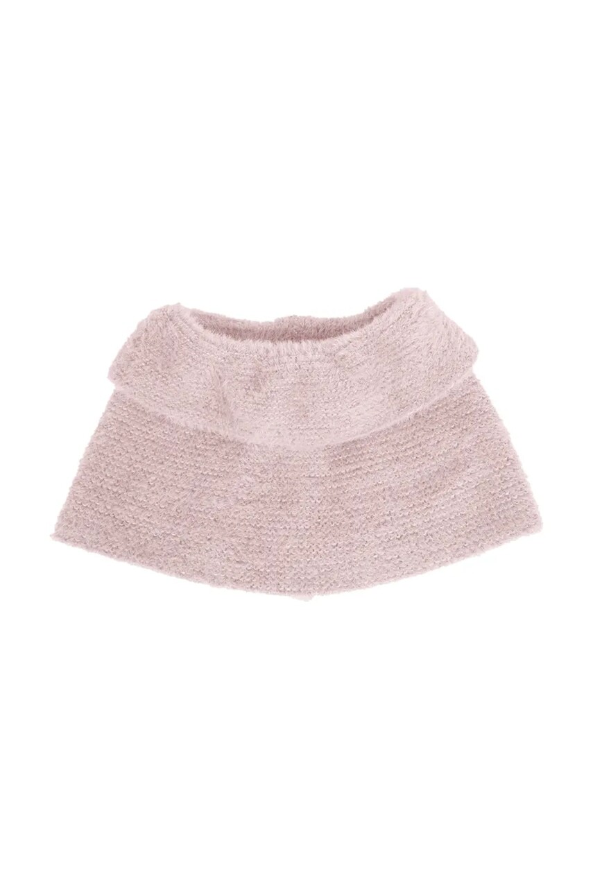 Detský komínový šál s prímesou kašmíru Jamiks CODY ružová farba, jednofarebný, JZH414