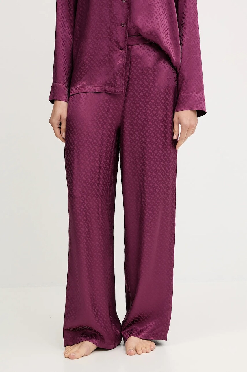 Pyžamové nohavice BOSS čierna farba, 50527254