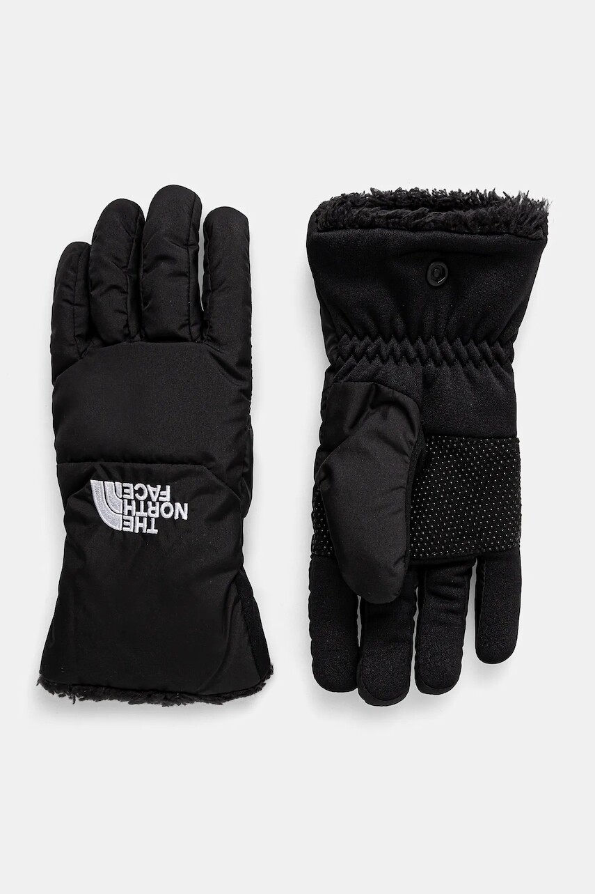 Detské rukavice The North Face BOYS SHASTA GLOVE čierna farba, NF0A888NJK31