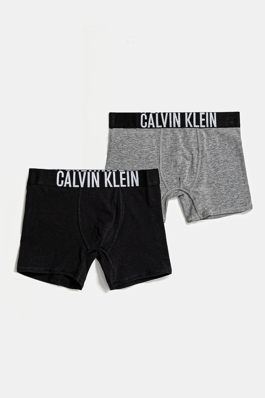 Detské boxerky Calvin Klein Underwear 2-pak čierna farba, B70B700512