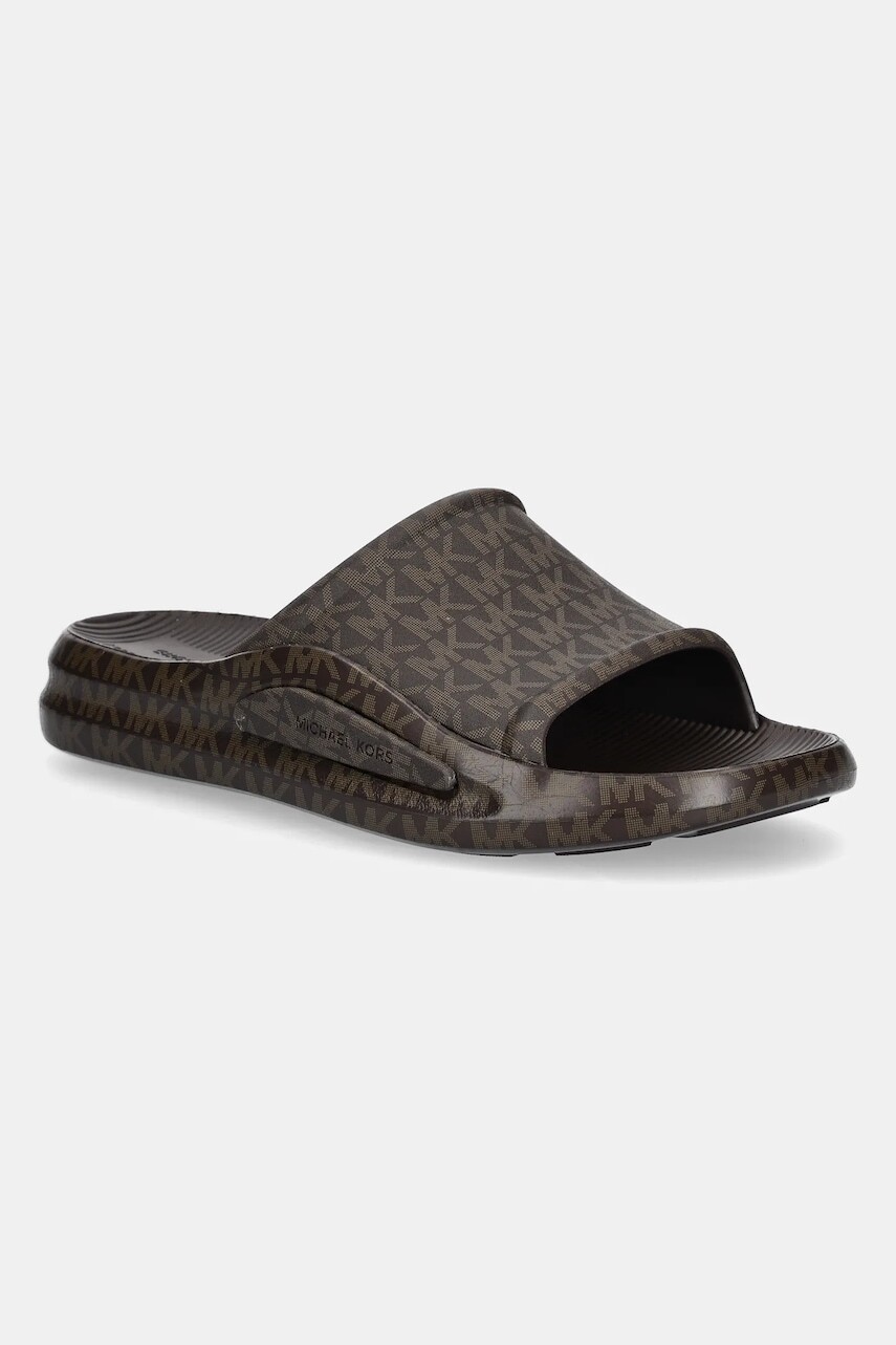 Šľapky Michael Kors Griffin pánske, hnedá farba, 42S5GRFA3Q.212