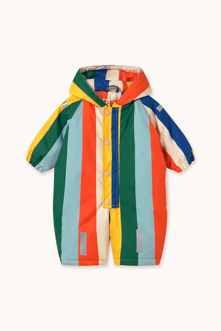 Overal pre bábätká Tinycottons MULTICOLOR STRIPES SNOW ONE-PIECE viac farieb, AW25-034