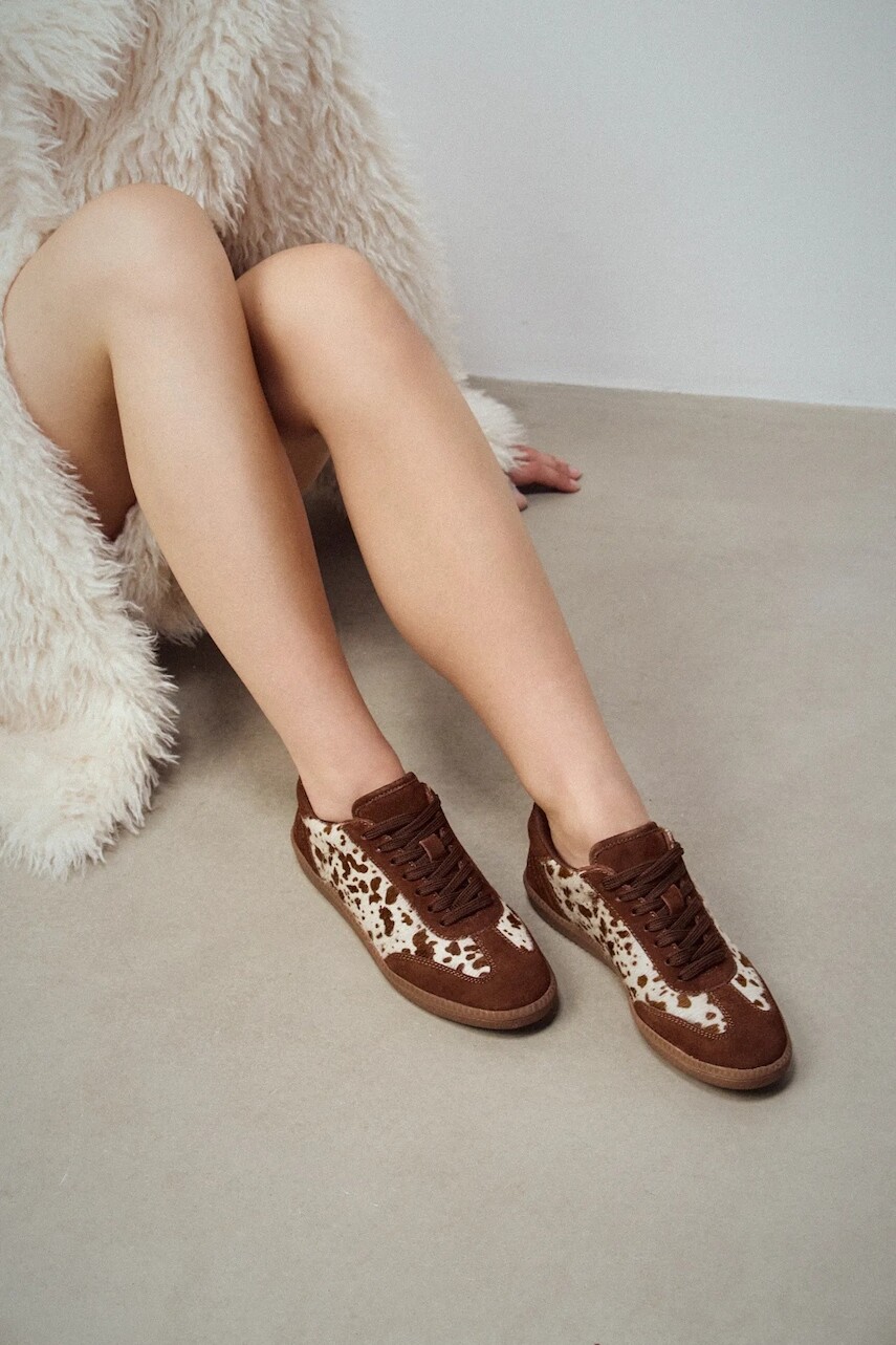 Semišové tenisky Medicine hnedá farba