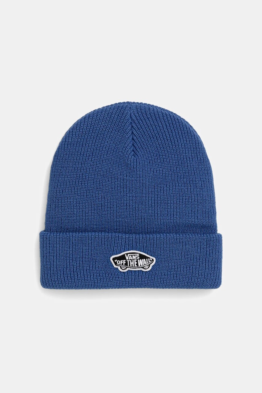 Detská čiapka Vans Vans Classic Cuff Beanie modrá farba, VN000Q1F7WM1