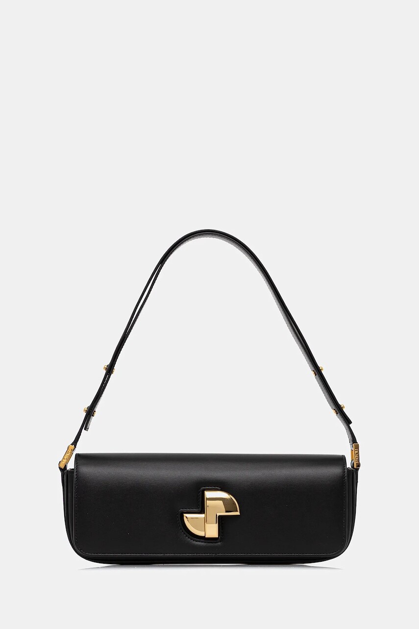 Kožená kabelka Patou čierna farba, BA0245000