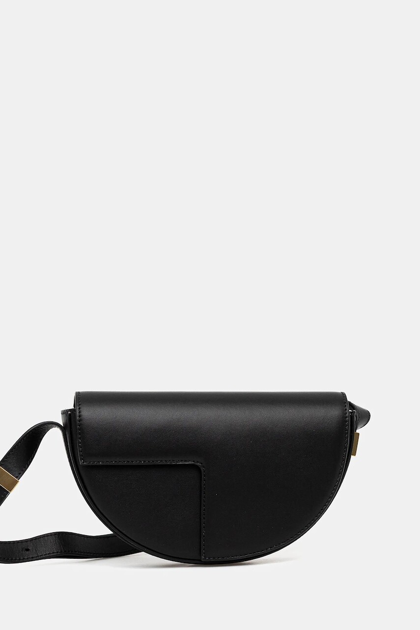 Kožená kabelka Patou čierna farba, BA0205000