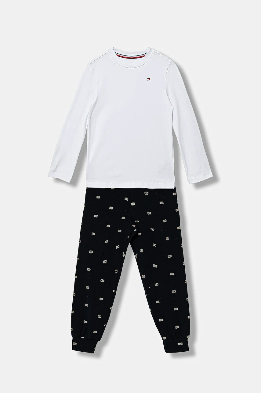 Detské pyžamo Tommy Hilfiger 2-pak tmavomodrá farba, vzorované, UB0UB00586