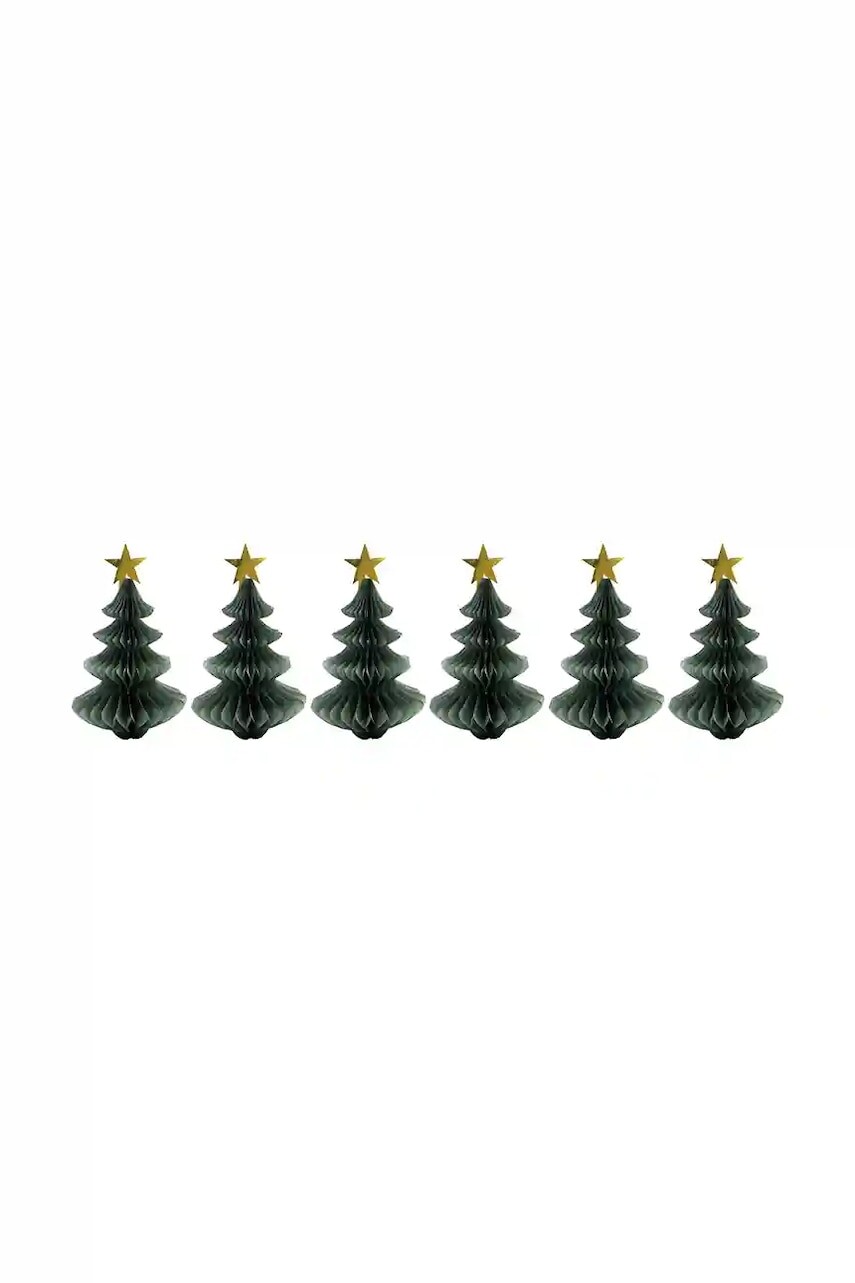 Sada vianočných ozdôb House Doctor 14 x 8 cm 6-pak viac farieb