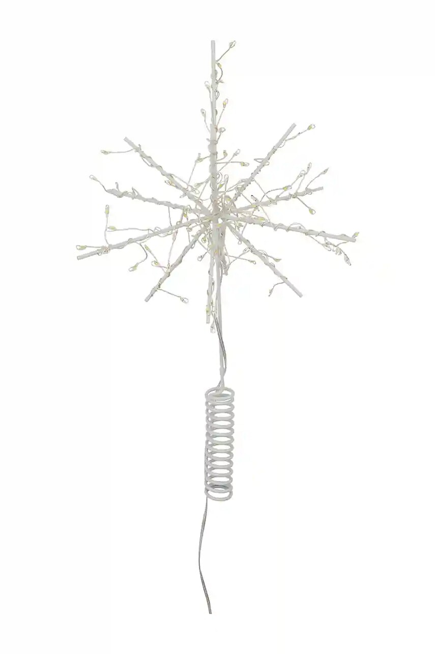 Led hviezda na vianočný stromček House Doctor HDGlow 24 x 34 cm biela farba