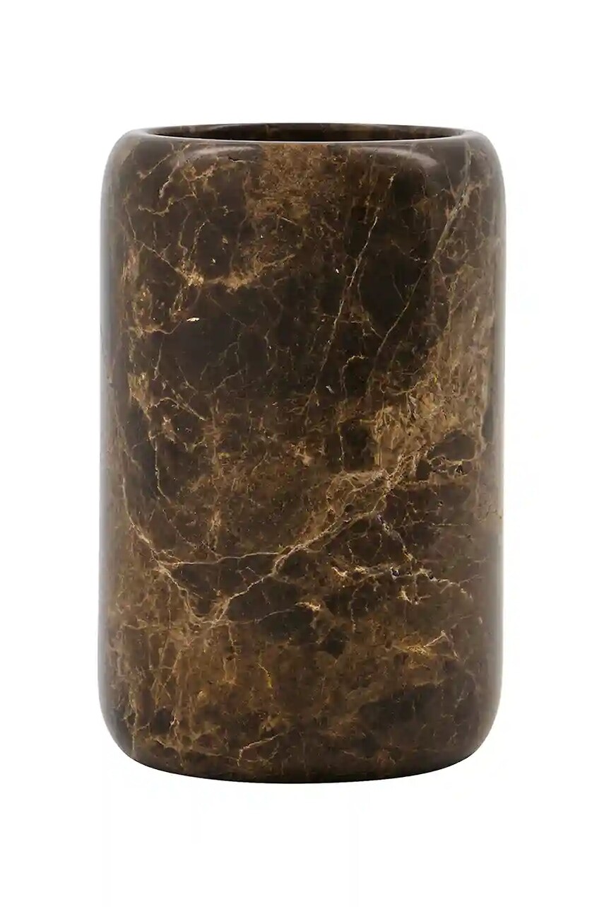 Pohár na kefu House Doctor HDAble 11,5 x 7,5 cm hnedá farba