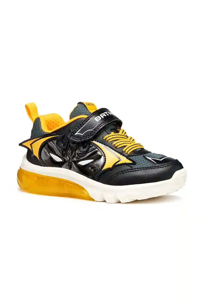 Detské tenisky Geox CIBERDRON čierna farba, J56LBC.0BC14