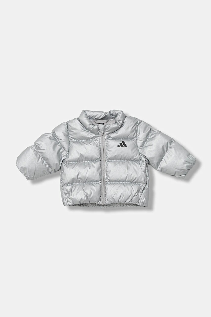 Detská bunda adidas strieborná farba, JM8870