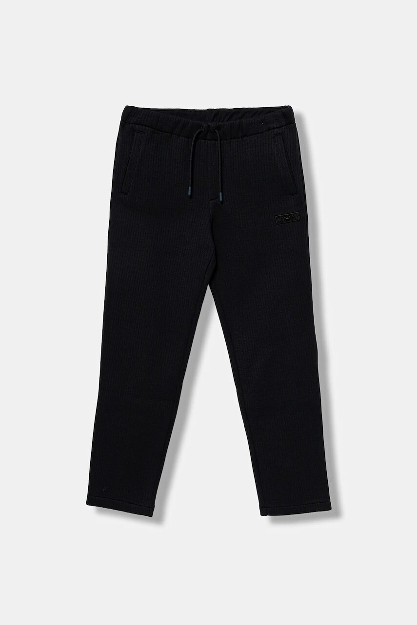 Detské tepláky Emporio Armani tmavomodrá farba, jednofarebné, EB000464 AF16392