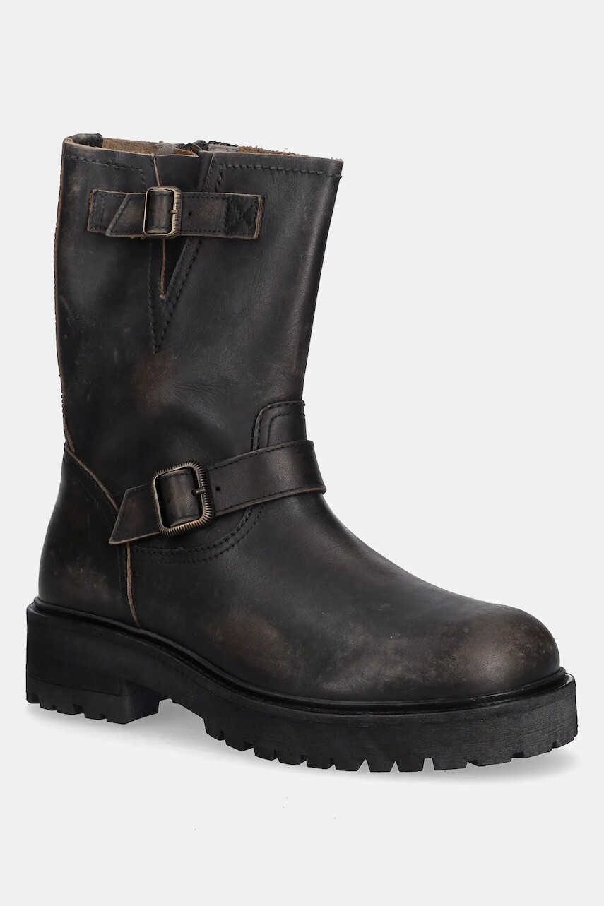 Členkové topánky AllSaints TAIT BOOT hnedá farba, M080FB