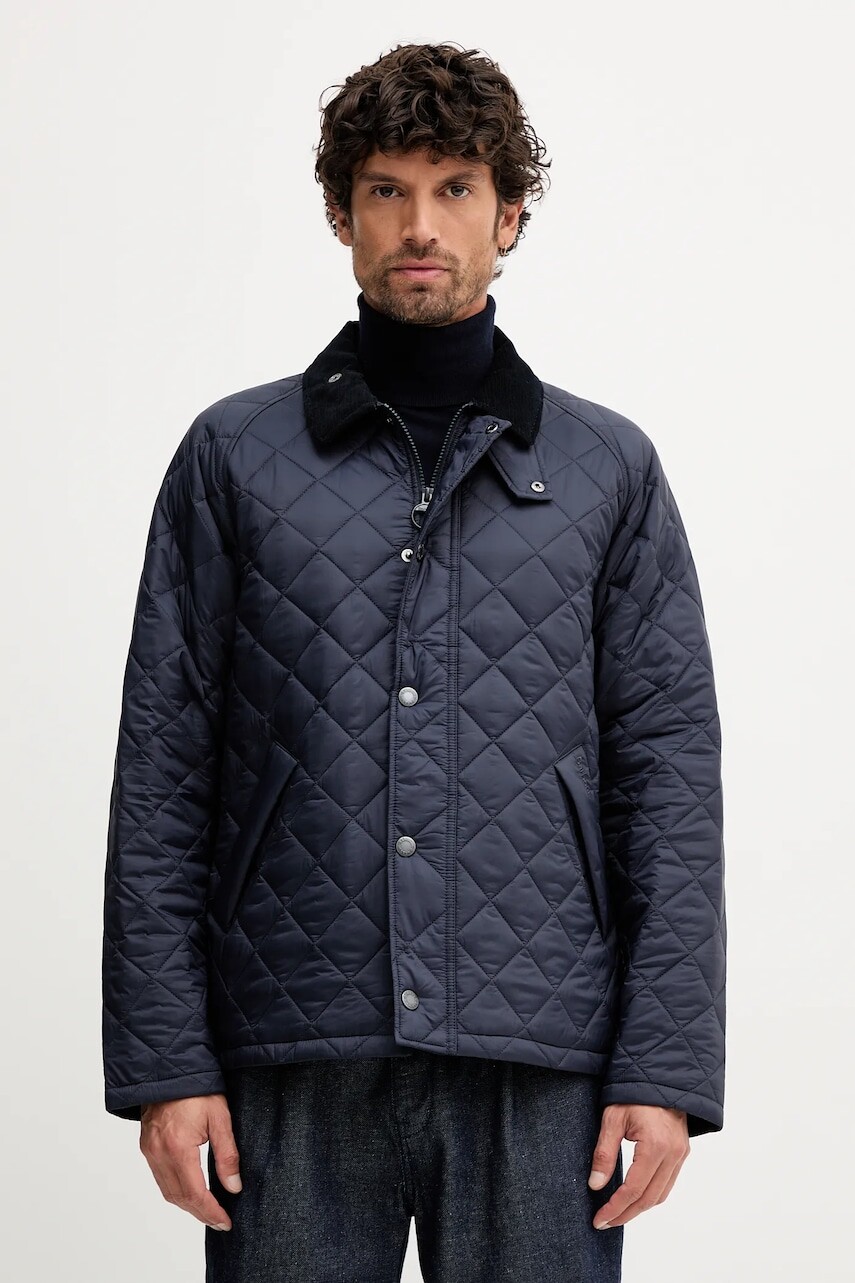 Bunda Barbour tmavomodrá farba, prechodná, MQU1864