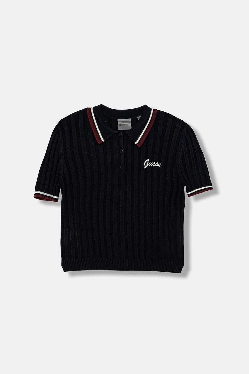 Detský sveter Guess tmavomodrá farba, ľahký, J5BP01 Z1152