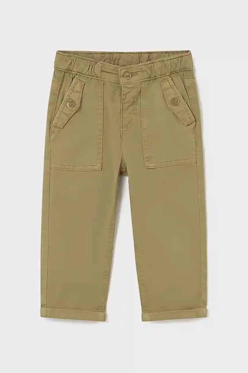 Detské nohavice Mayoral hnedá farba, jednofarebné, 2501