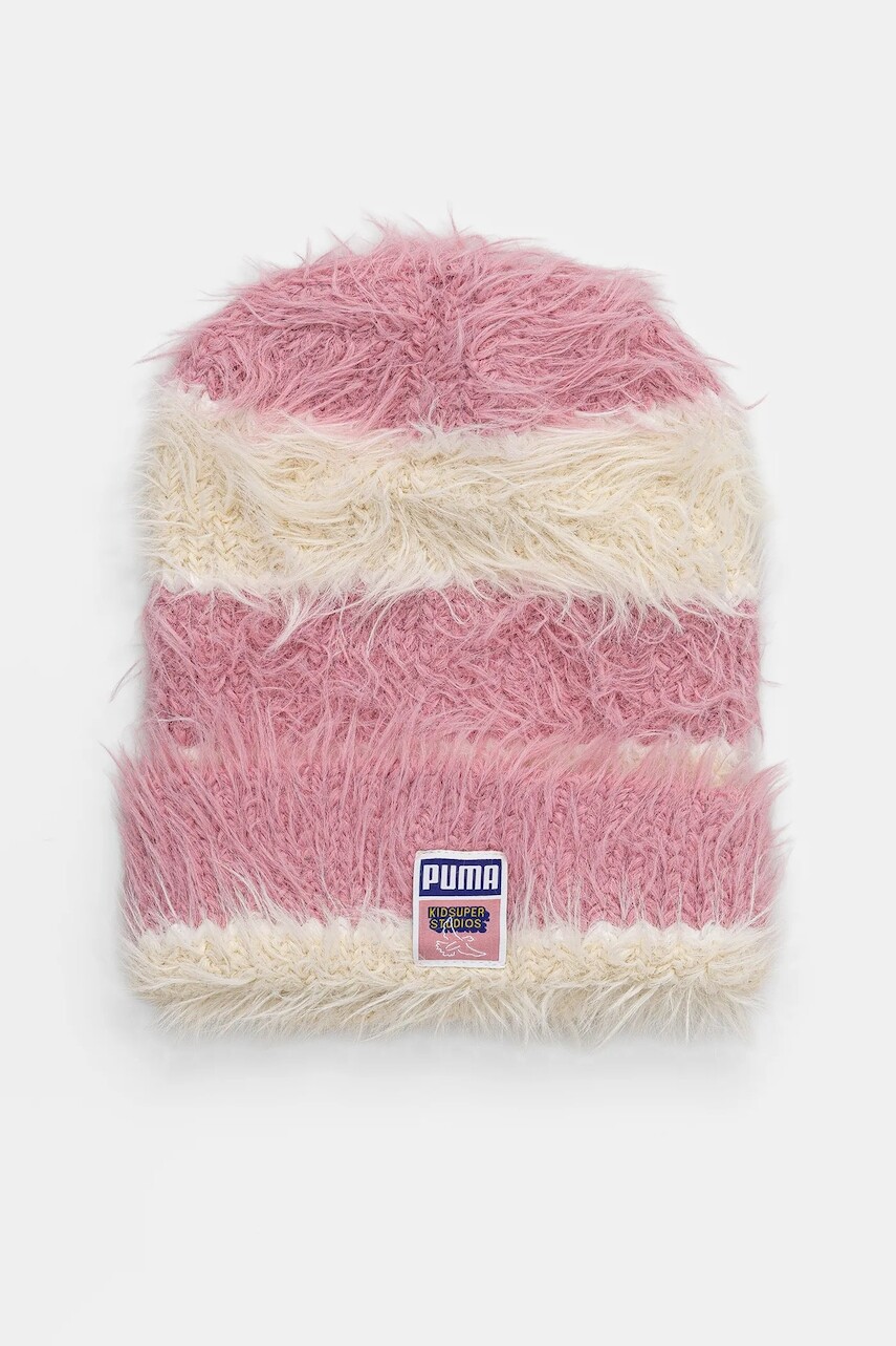 Čiapka Puma PUMA x KIDSUPER ružová farba, 26602