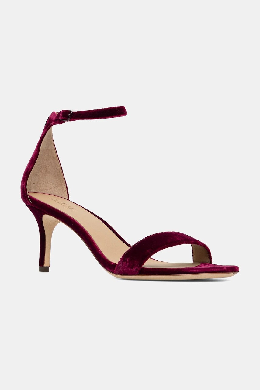 Sandále Lauren Ralph Lauren Allie Mid červená farba, 802980559002