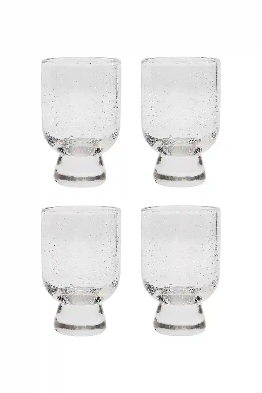 Sada pohárov House Doctor HDRich 230 ml 4-pak priehľadná farba