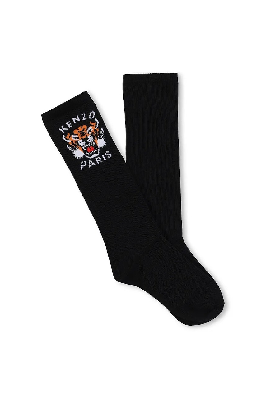 Detské ponožky Kenzo Kids čierna farba, K61217