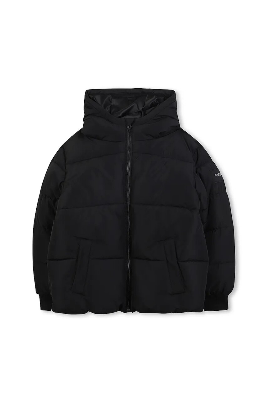 Detská bunda Marc Jacobs čierna farba, W60652