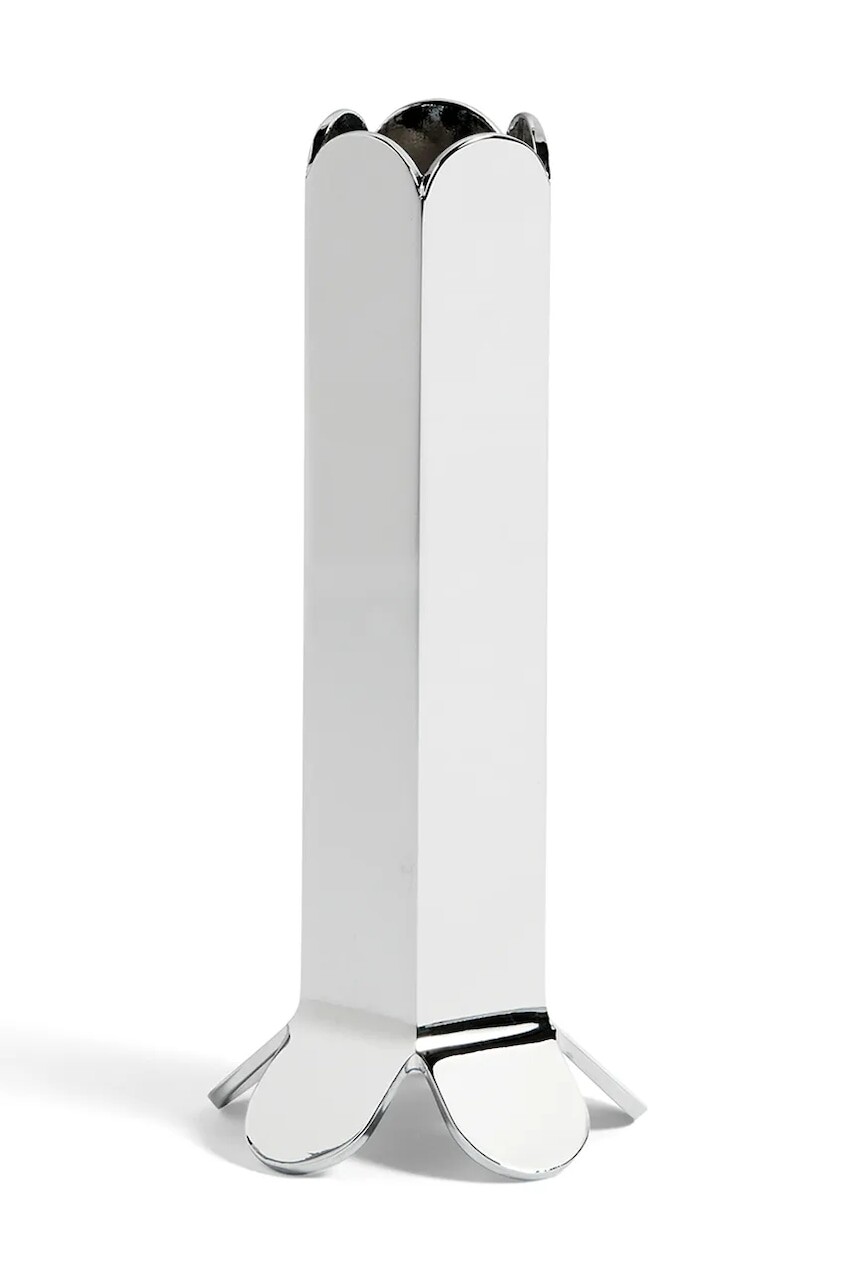 Dekoračný svietnik HAY Arcs 5,5 x 13 cm šedá farba