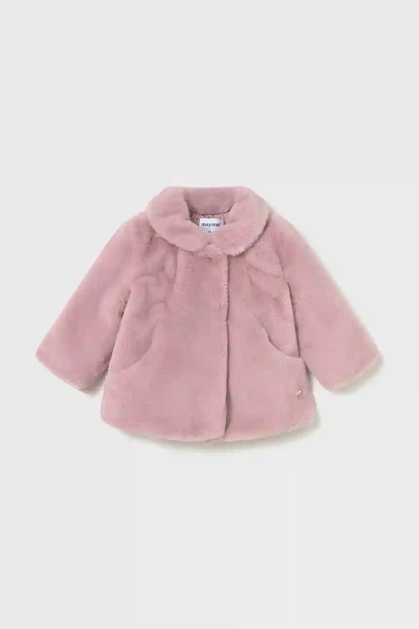 Detský kabát Mayoral ružová farba, 2434